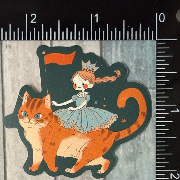 🌀10/$10🌀 Retro Fairy Tale Reusable Waterproof Vinyl Sticker Decal - Picture 1 of 1